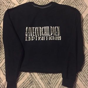Save Our Children End Trafficking Crewneck